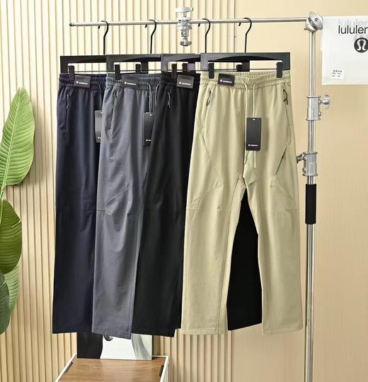 F032766春秋季新款轻量立体版型抽绳设计男士梭织长裤 商品图1