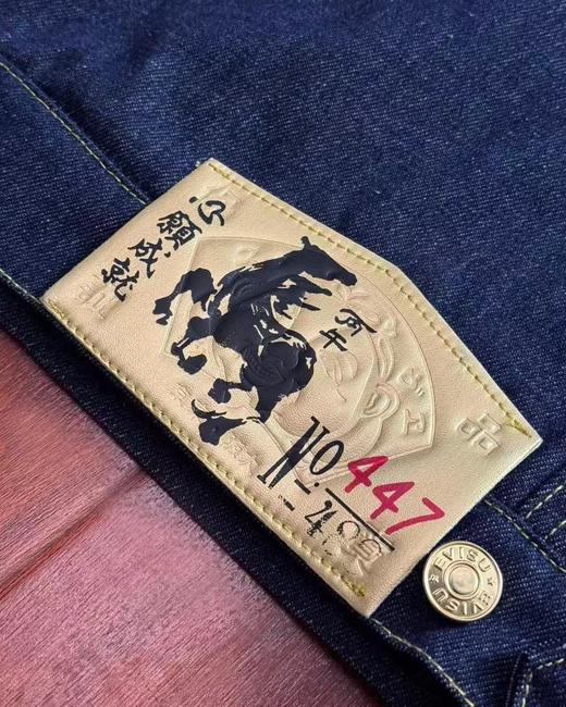 F032746春季马年限定男女同款休闲百搭重工牛仔夹克外套 商品图9