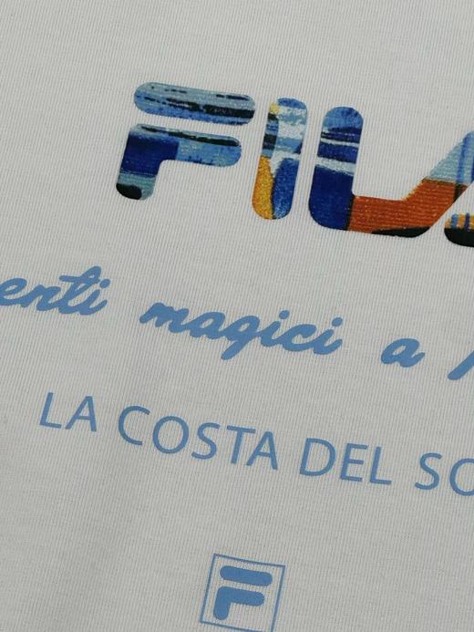 F032717简约运动休闲宽松百搭直喷印花女款短袖T恤 商品图8