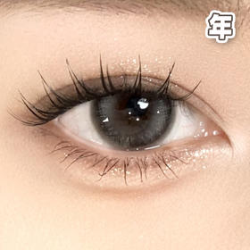 #KIKI 透明心事 灰色 14.5mm【1片装】舒适推荐 / 年抛