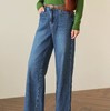 【3-5天发货】isabelle marran高腰直筒阔腿牛仔裤68211 商品缩略图2