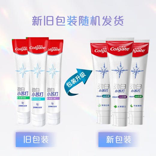 高露洁 牙膏小苏打劲白茉莉90g GLJ815454X3 商品图4