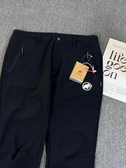 F032799户外防风防泼水耐磨立体剪裁膝盖预成型设计软壳长裤 商品图12