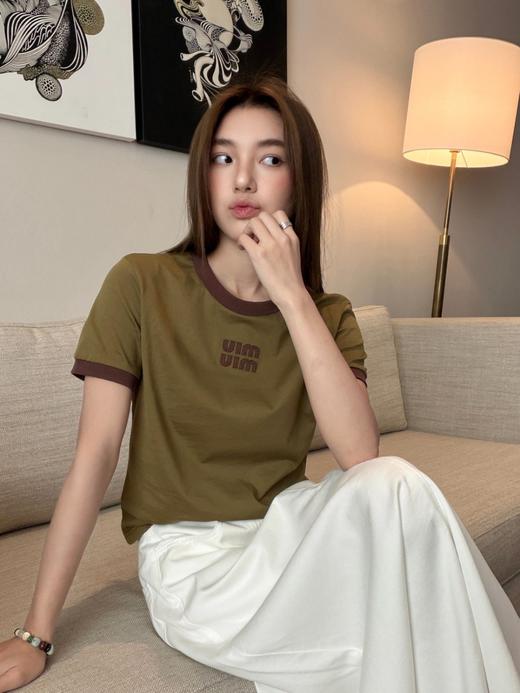 MiuMiu撞色短袖tee 商品图13