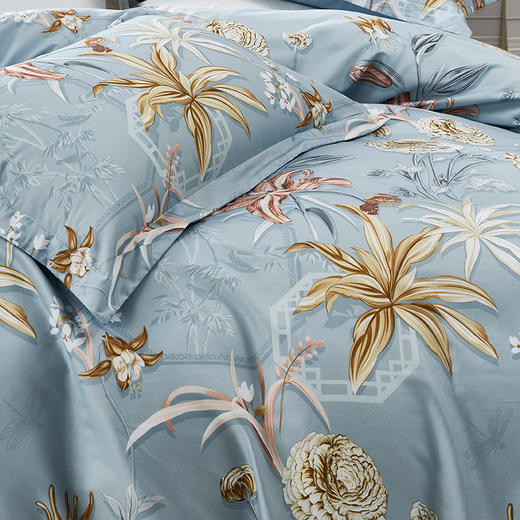 富安娜 纯棉四件套-竹影阑珊 商品图5