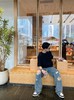 F032737夏季新款双纱精梳棉口袋三角钢标标识圆领短袖T恤 商品缩略图12