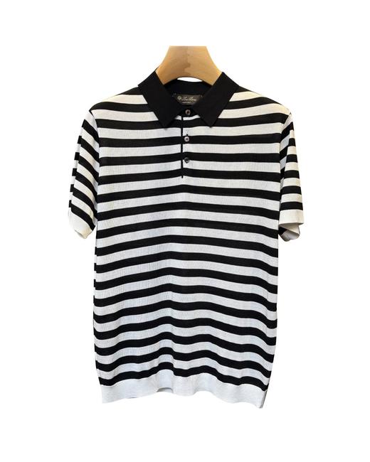 男款条纹短袖针织polo衫he015 商品图0