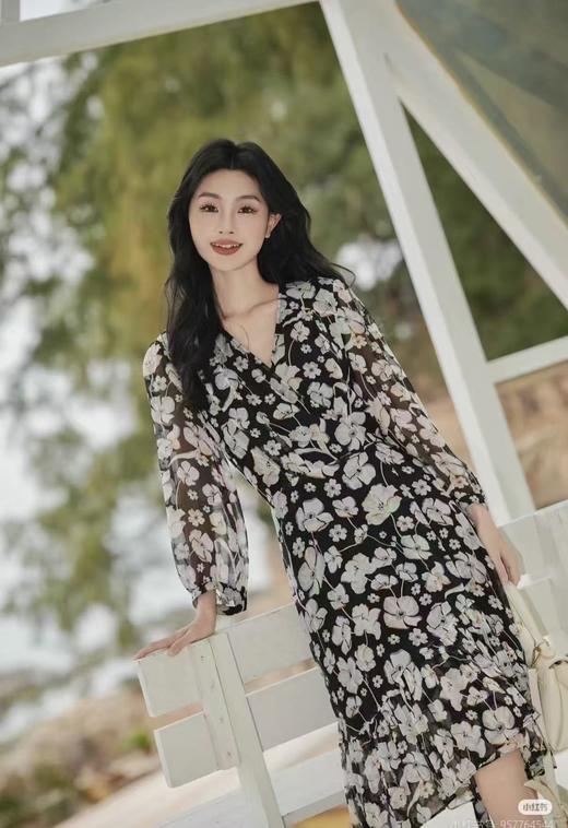 【中庭展卖商品】歌力思ELLASSAY女装时光镜连衣裙EWE362Y13500 商品图0