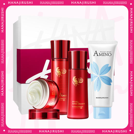 【踏春宠粉·春日限定·活动时间4.4-4.6】花印马油水嫩净润礼盒（马油水乳霜+云朵洁面110g+礼盒） 商品图0