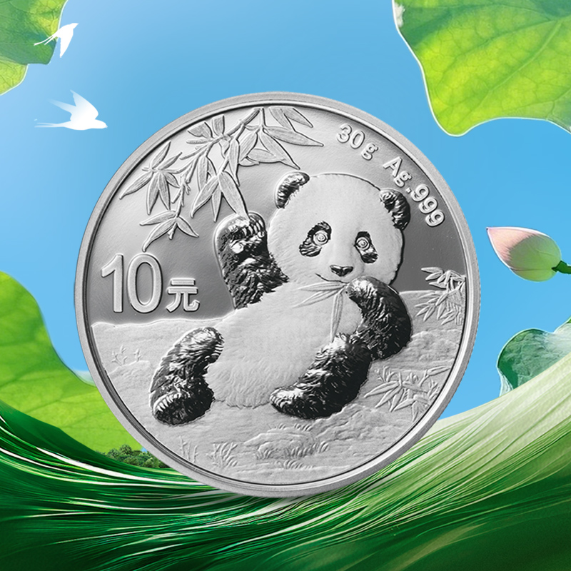 2020版熊猫30克银币
