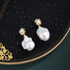 子佩集【暮色潮汐】银S925珍珠惜王妃耳钉【EM2968-XF】巴洛克2602 商品缩略图0