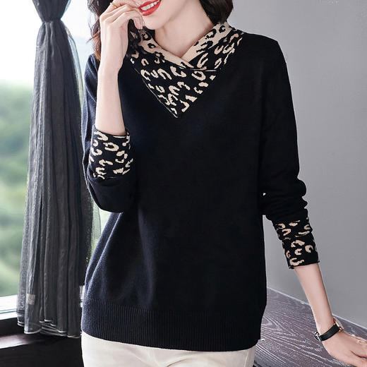 爆款打底衫女士毛衣2025新款秋大码女装时尚洋气品牌正品高档上衣 商品图2