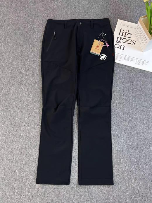 F032799户外防风防泼水耐磨立体剪裁膝盖预成型设计软壳长裤 商品图10