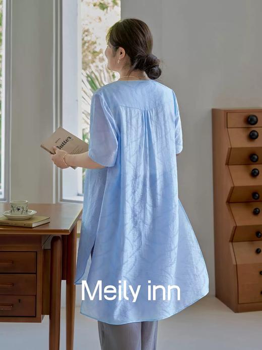 【群内福利】【开襟衬衫】邂逅低饱和薰衣草紫，温柔沉静，后背「薄背」立体抽褶温柔包容肩背，视觉显薄 商品图9