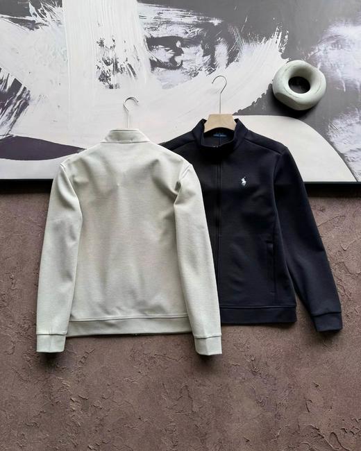 F032773春秋新款休闲百搭日常吸湿排汗针织立领夹克外套 商品图1