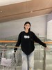 F032727春秋季新款休闲百搭胸前趣味图案户外休闲情侣长袖卫衣 商品缩略图12