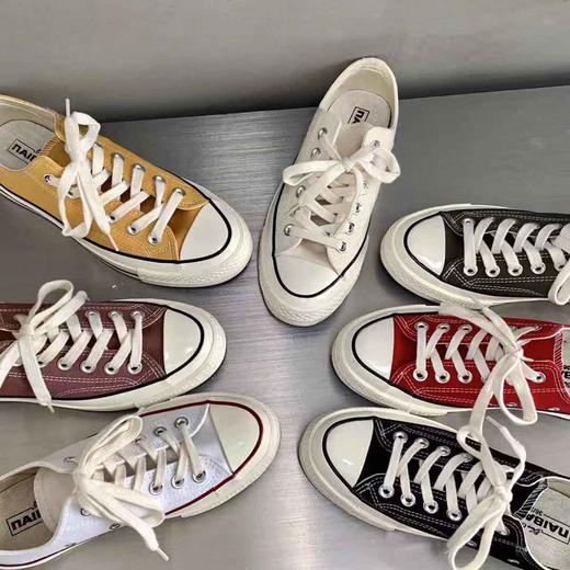 【HF】无忧购“清仓福利”（55/2件）经典中帮低帮1970s复古板鞋百搭学生女帆布鞋（截单后3-5天发货） 商品图1