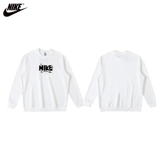 F032727春秋季新款休闲百搭胸前趣味图案户外休闲情侣长袖卫衣 商品图4