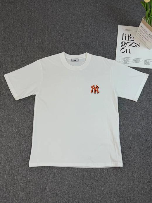 F032798休闲基础印花短袖T恤男女同款宽松落肩情侣半袖 商品图3