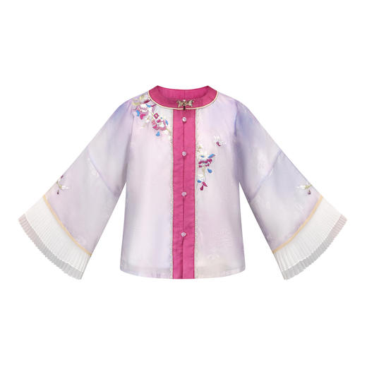 笛莎/Deesha 【观山见】2026年春季新款女童连衣裙普通外套 商品图4