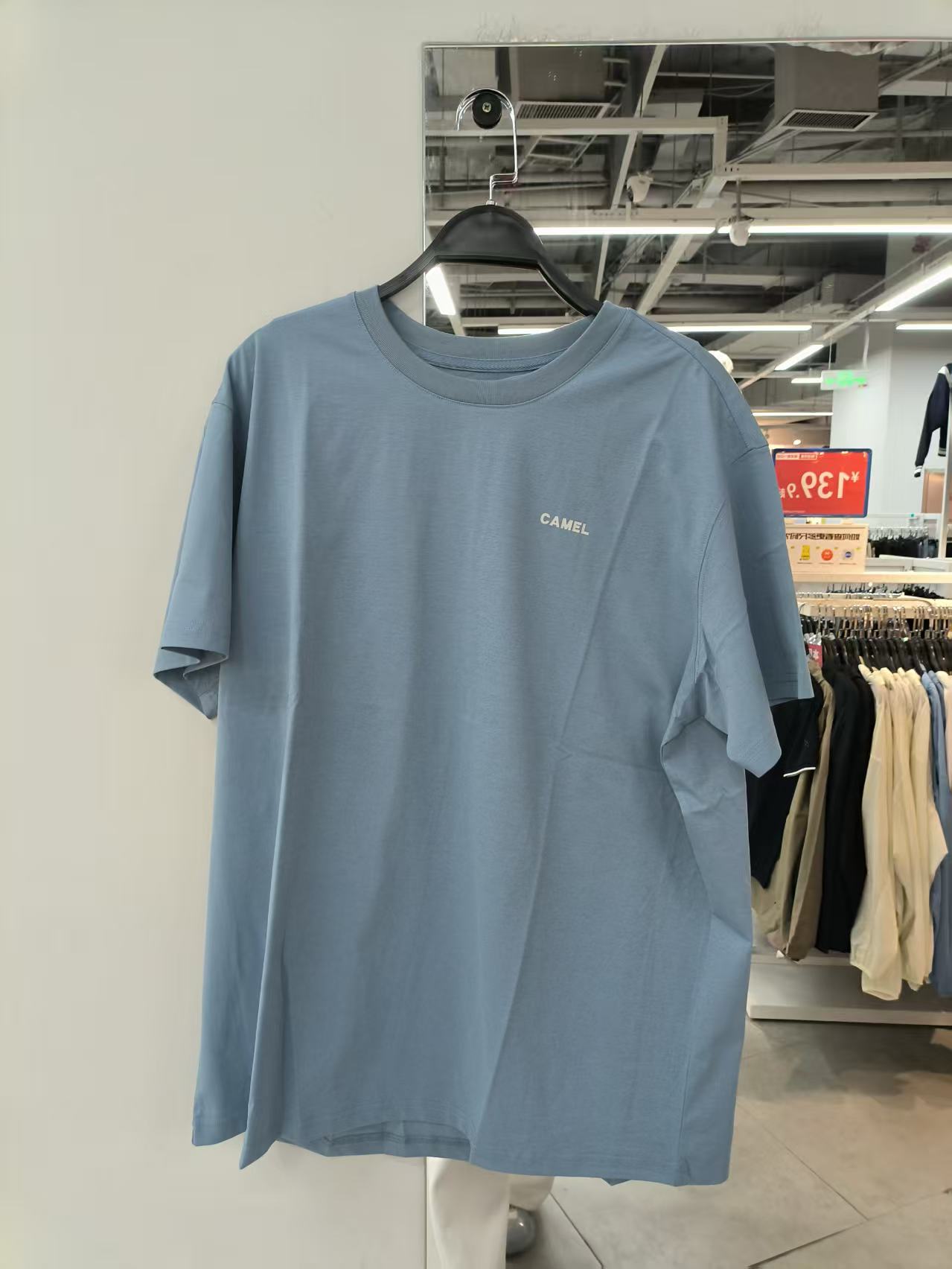 骆驼 圆领短袖79.9元（线上线下同步在售，不一定有货，介意勿拍）653038-NT