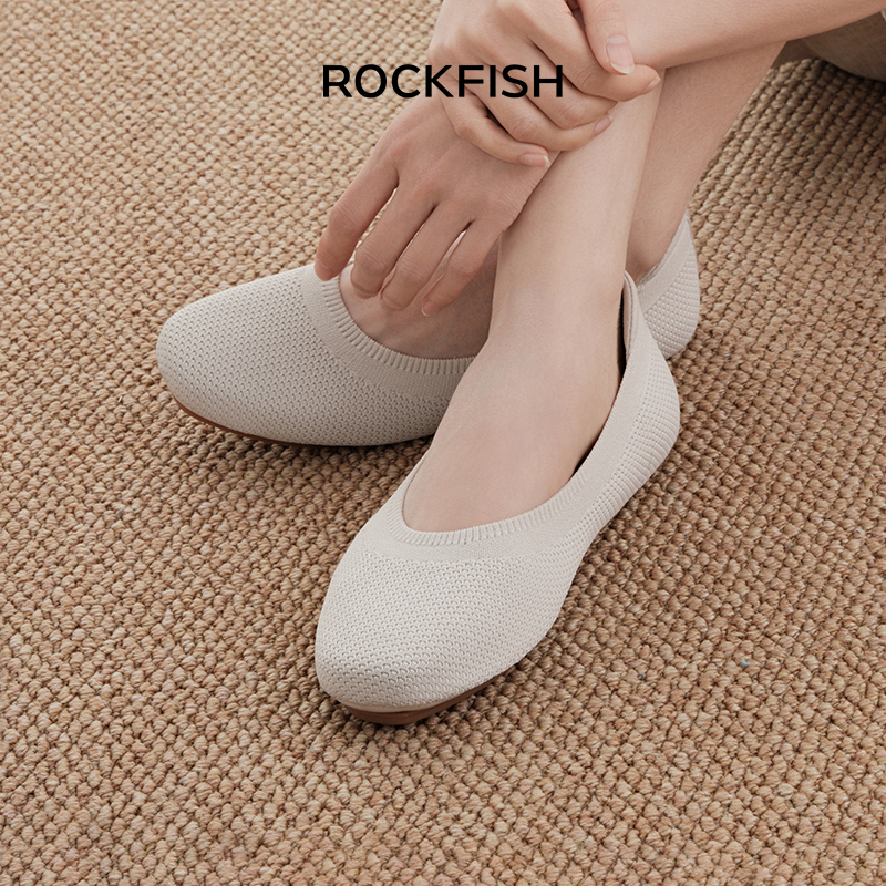 Rockfish 502针织平底芭蕾单鞋