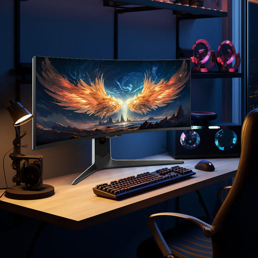 【FFALCON雷鸟】雷鸟Q8 34英寸准4K180Hz 2304灯珠QD-MiniLED高刷电竞显示器 曲面带鱼屏TypeC90W双音响办公电脑显示屏 R34Q81-JN 商品图10