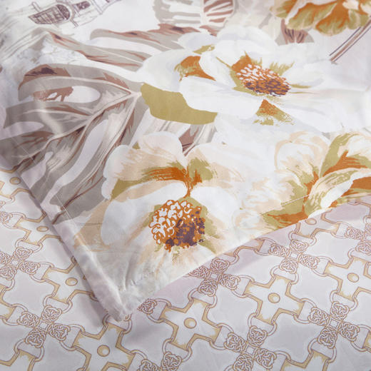 富安娜 纯棉四件套-花容月貌 商品图7