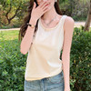 （59元买一送一 设满减拍2件立减）“云感棉”氧气背心   宽肩背心女春夏外穿宽松遮肉打底内搭圆领无袖上衣 商品缩略图5