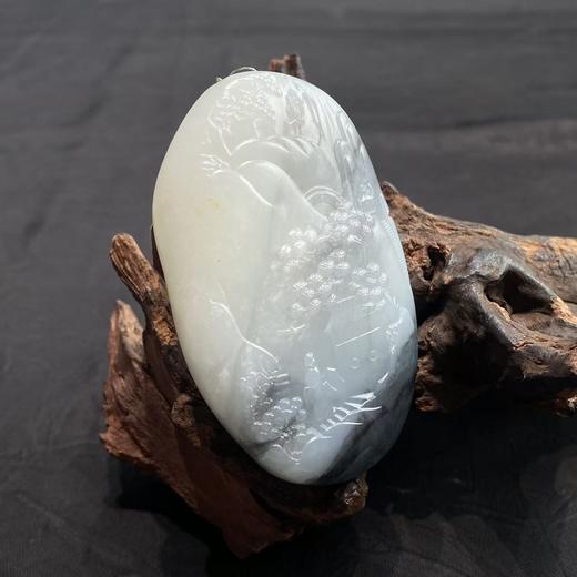 【快抱】【于田产和田玉子料山水画把件 70*43】出证书，发货1~5天，48小时鉴赏期 商品图1