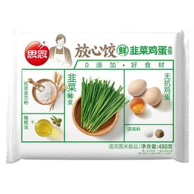 思念放心饺韭菜鸡蛋水饺480g