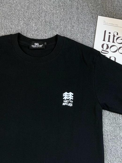 F032797仙人掌+岩石印花短袖T恤男女同款宽松情侣半袖 商品图6