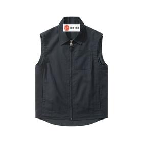 男款双面穿亚麻马甲背心he