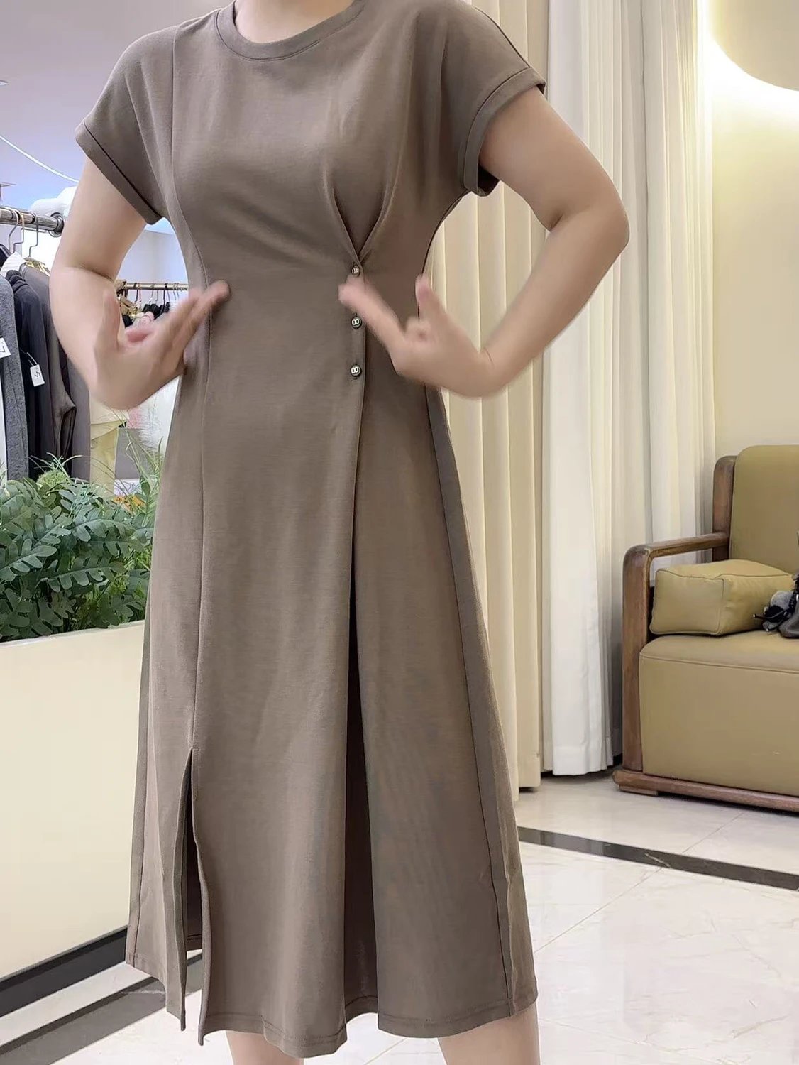 无补！清仓不退换！纯元！ 爱家连衣裙  26ZB03037-