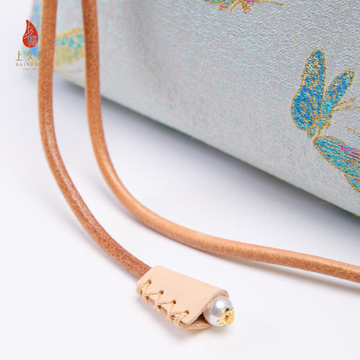 SAINTJOY/上久楷 宋锦斜背包 晴春蝶戏 XB3B095211002 商品图6