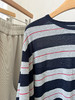 【条纹控】噢蜜ooomeooo三醋酸藏青条纹宽松套头衫 商品缩略图14