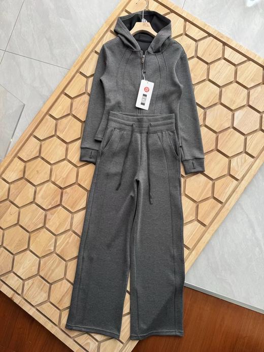 F032762防风套装新款三代运动套装女士外穿卫衣卫裤连帽套装 商品图5