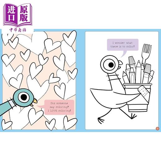 【中商原版】别让鸽子弄脏这本书 Mo Willems和你的涂色书 Don't Let the Pigeon Color This Book 英文原版 儿童活动与玩具书 商品图2