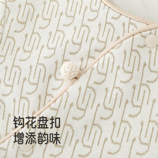 【奢柔质感】英氏儿童套装女童花纹长袖上衣短裤套装春秋款针织百搭户外休闲装 商品图2