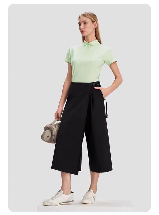 F032708春季新款都市通勤时尚百搭女士宽松垂感阔腿裙裤 商品图10