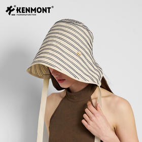 卡蒙KM-6214 马思纯同款 蛋卷防晒帽 大头围全脸遮阳帽