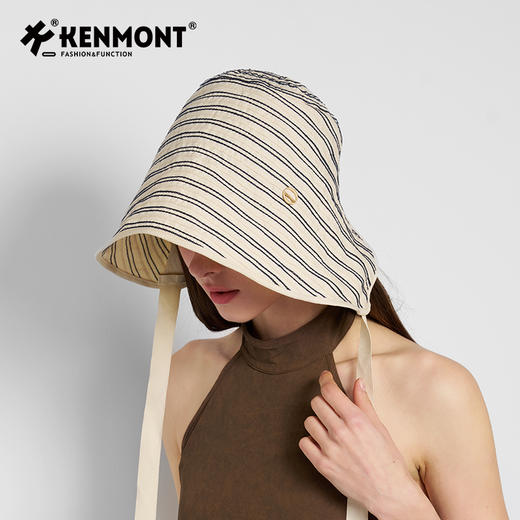 卡蒙KM-6214 马思纯同款 蛋卷防晒帽 大头围全脸遮阳帽 商品图0