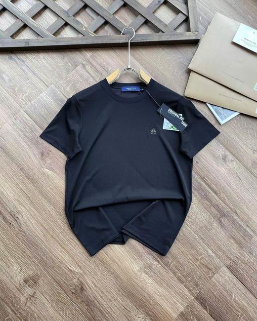 F0327115凉感免烫面料凉感速干垂感纯色圆领男士短袖T恤 商品图7