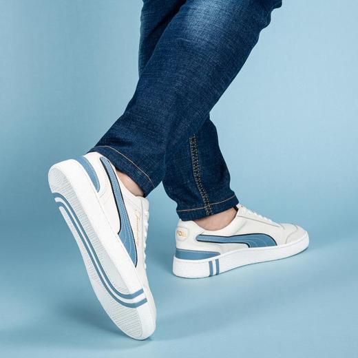 时尚运动休闲小白鞋子男牛皮革经典百搭透气低帮男板鞋(IK2A2211) 商品图3