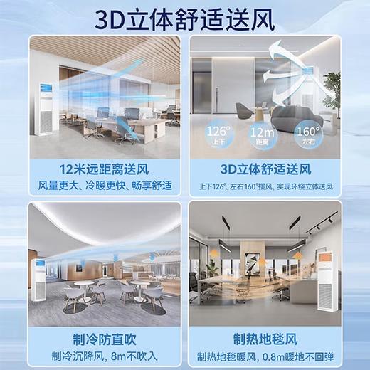 海尔（Haier）4P柜机变频冷暖立式客厅空调220v 二级能效 动力强劲+高效节能 KFRd-100LW/5DF82U1 商品图4