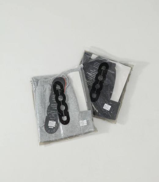 F032720闪银星空烫钻休闲宽松百搭直筒廓形情侣款长裤 商品图4