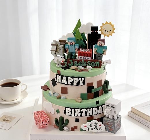 我的世界玩偶卡通蛋糕/低糖处理 商品图2