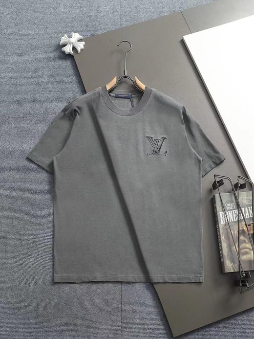 F032758春夏新款圆领百搭日常通勤复古烧花刺绣短袖T恤 商品图0