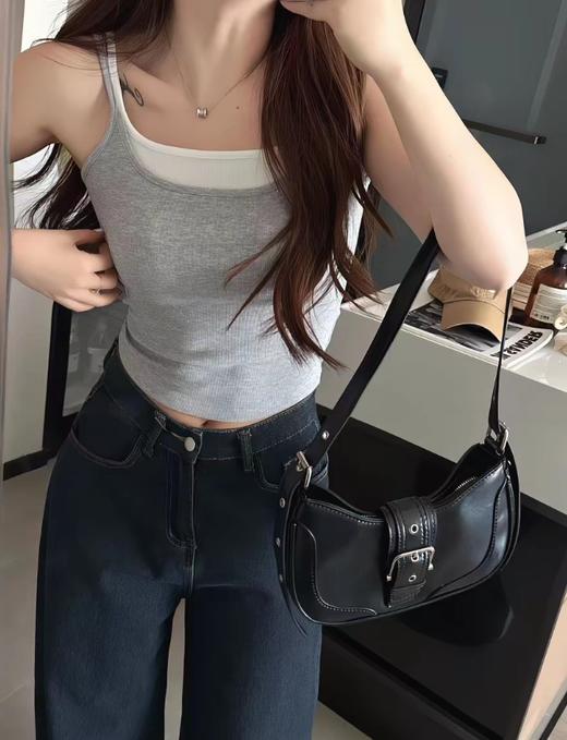 <曾小咸推荐> 假两件蝴蝶结镂空背心 日常69/件 活动价49/件！！【预售3-15天!!】 商品图9