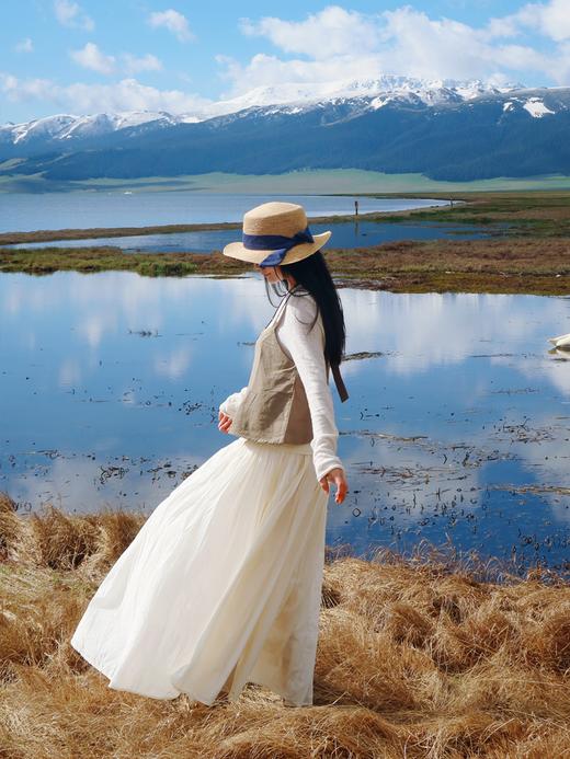 【100%精纺羊毛   肌理感树皮花一字领长袖】会呼吸的羊毛薄衫  预售7-10天 夏日羊毛系列 软糯亲肤敏感肌适用  高弹力包容各种身形  单穿、打底皆可适配多种场合 湖州仓 商品图8